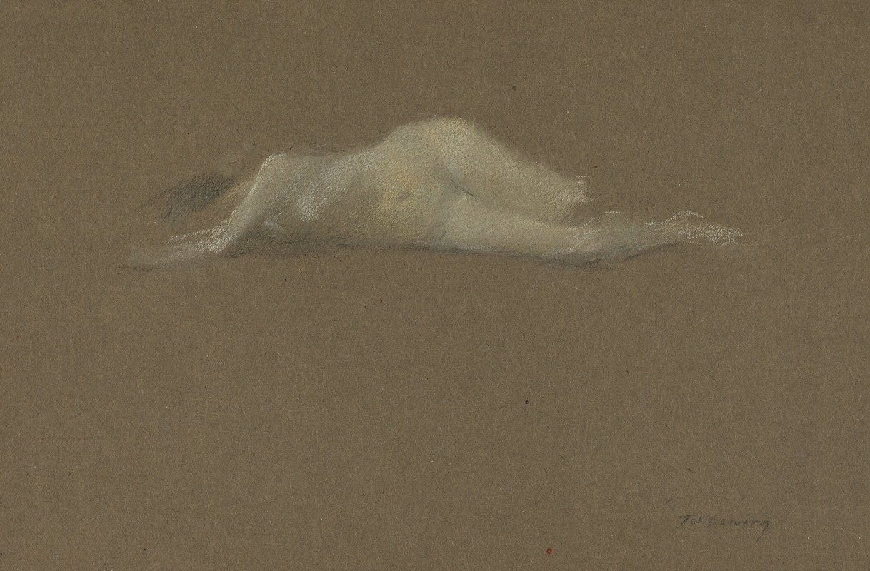 Nude Woman on Her Side — Томас Уилмер Дьюинг
