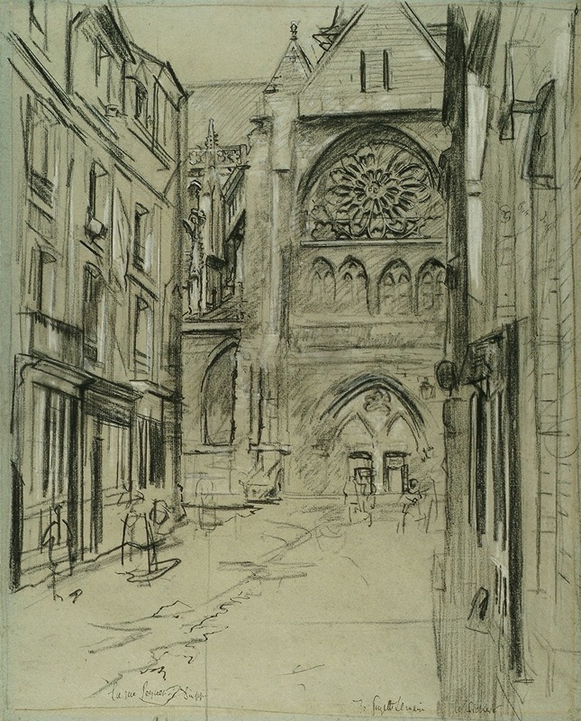 La Rue Pequet, Dieppe, St Jacques — Уолтер Ричард Сикерт