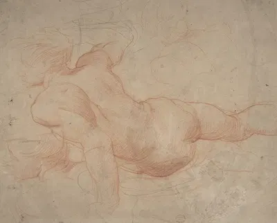 Nude Figure by Alfred George Stevens — digital art print download