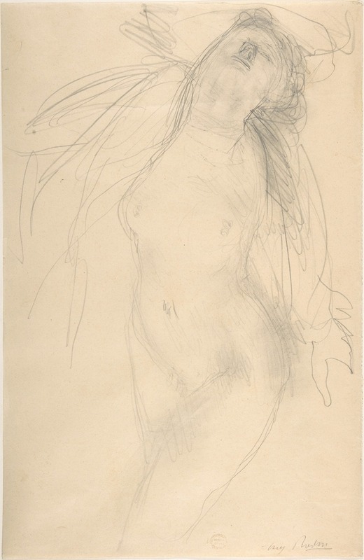 Female nude reclining by Огюст Роден, 1909–1910 — digital art print download