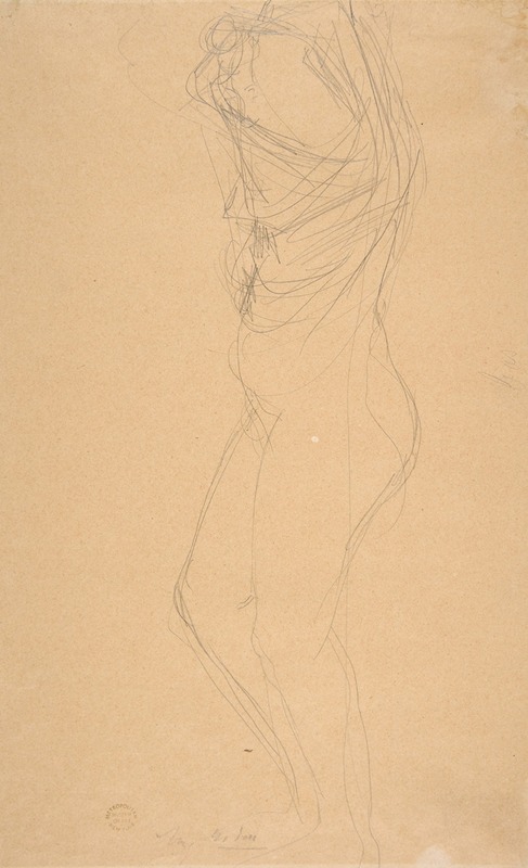 Figure Disrobing by Огюст Роден, 1900–1910 — digital art print download
