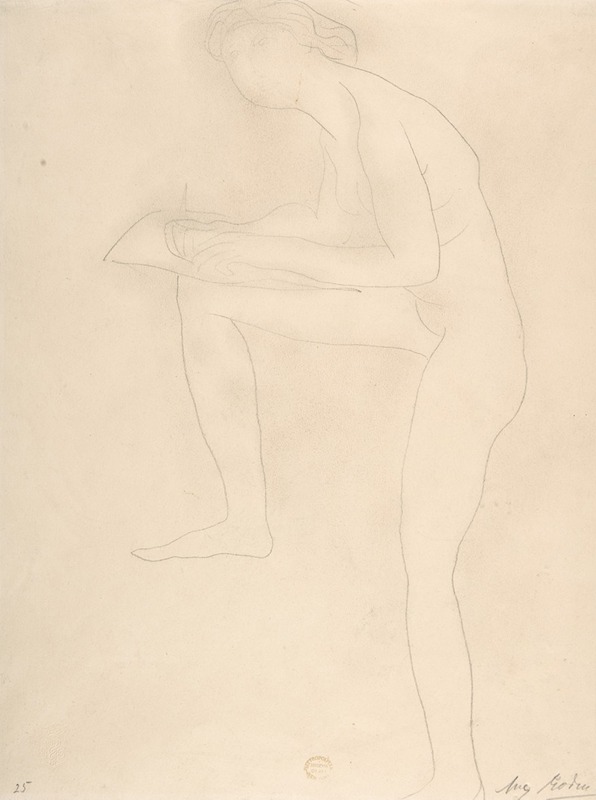 Sketch for Figure on Whistler Monument — Auguste Rodin