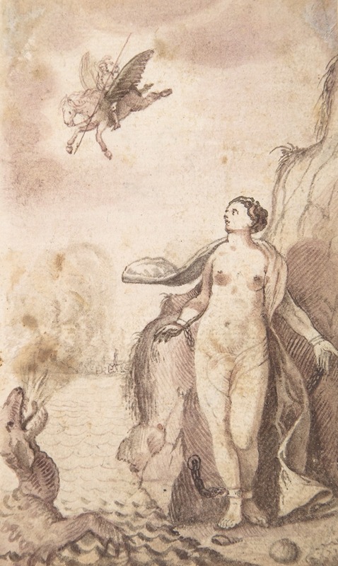 Perseus and Andromeda by Circle of Gotthard Ringgli — digital art print download