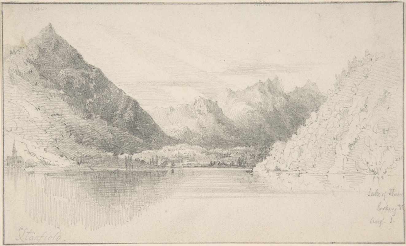 Lake of Thun looking North — Clarkson Stanfield
