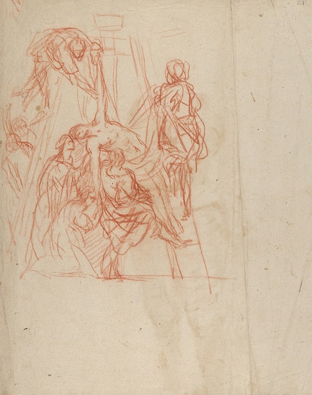 Study of the Descent from the Cross — Cornelis Schut