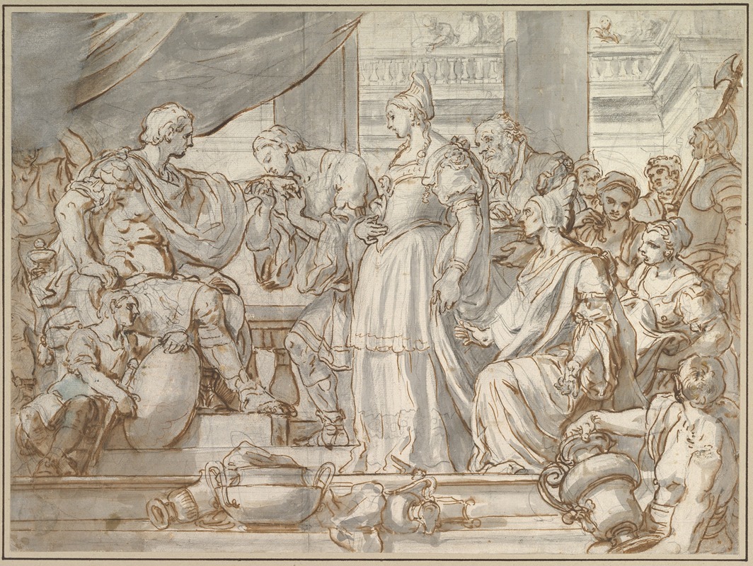 The Continence of Scipio — Francesco Solimena