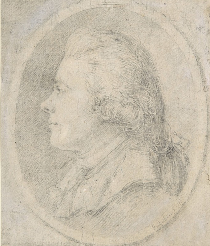 Portrait of a Man — Gabriel de Saint-Aubin
