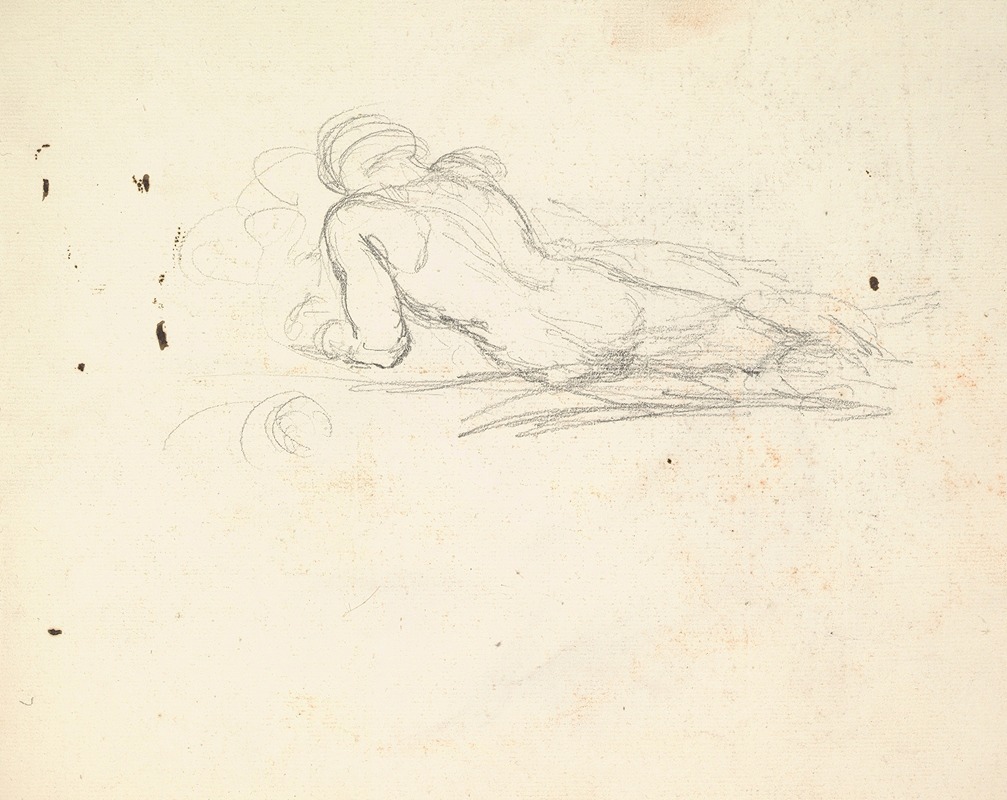 Reclining Male Nude — Джордж Ричмонд