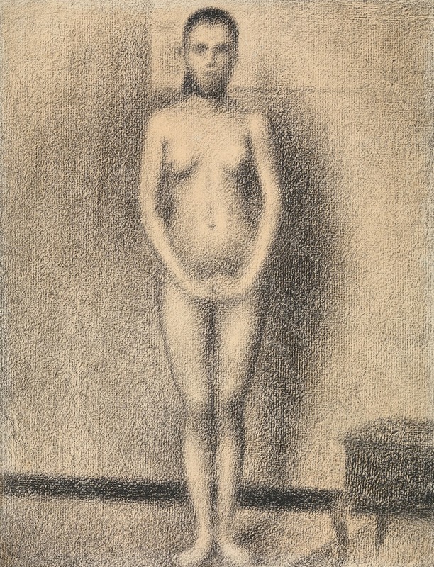 Study for 'Poseuses' by Жорж Сёра — digital art print download