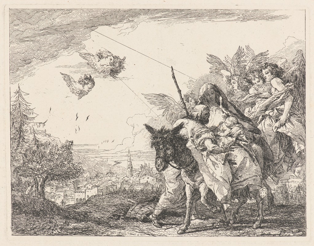 Joseph, Standing, Adores the Child — Джованни Доменико Тьеполо
