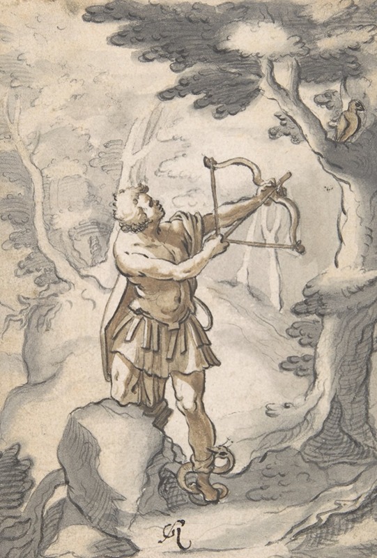 Philoctetes Being Bitten by the Snake by Gotthard Ringgli — digital art print download