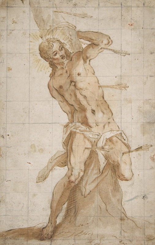 Saint Sebastian by Hans Friedrich Schorer — digital art print download