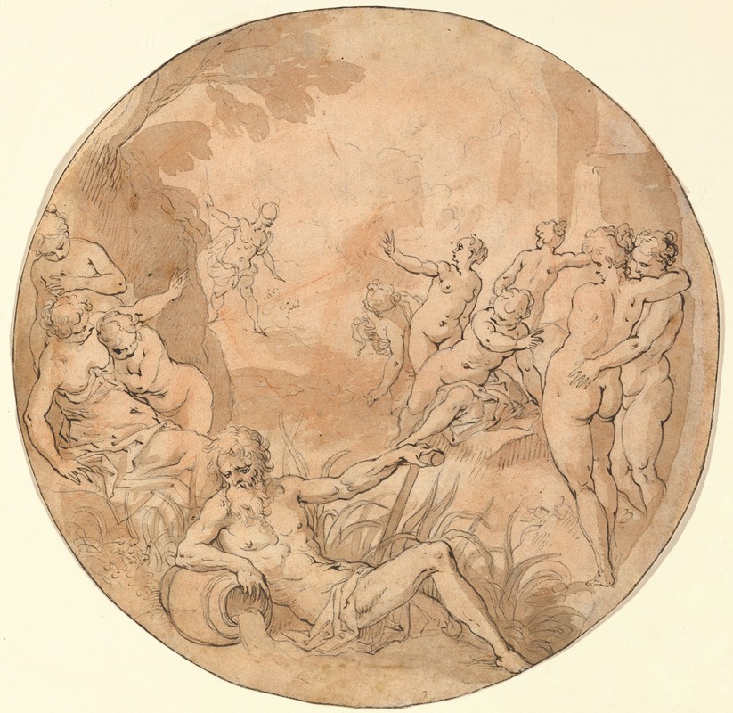 Diana Surprised at her Bath by Hans Rottenhammer — digital art print download