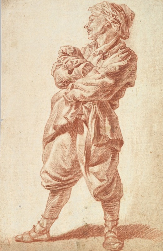 Standing Man in Exotic Dress — Jakob Matthias Schmutzer