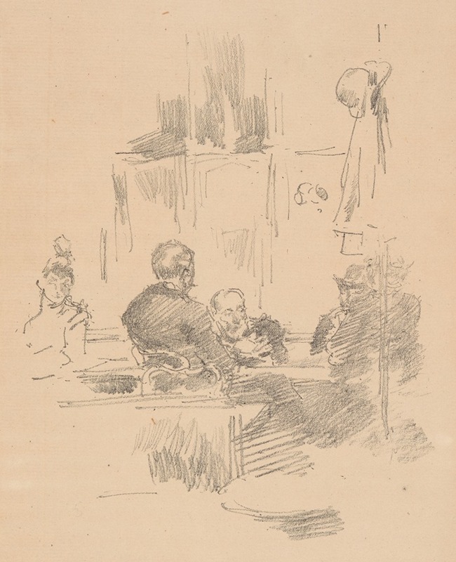 Late Picquet by James Abbott McNeill Whistler, 1894 — digital art print download