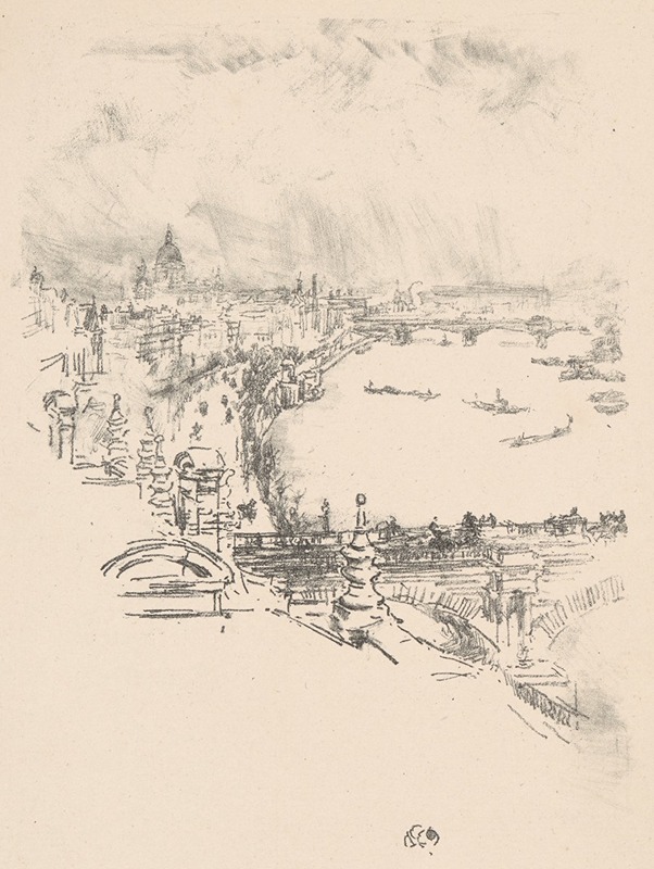 Little London by Джеймс Абботт МаКнилл Уистлер — digital art print download