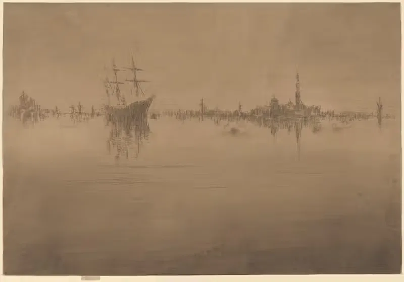 Ноктюрн by Джеймс Абботт МаКнилл Уистлер, 1879–1880 — digital art print download