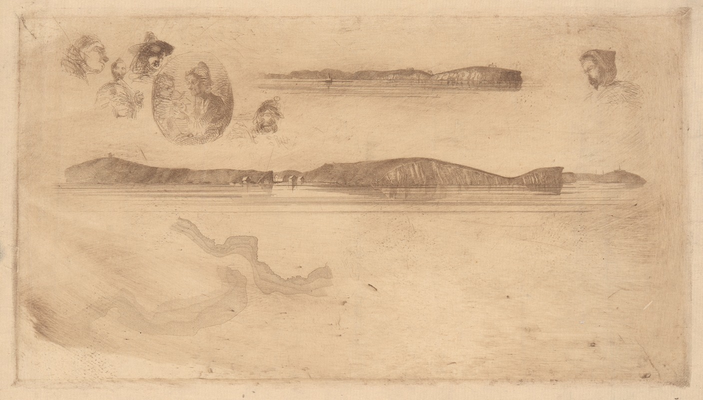 Sketches on the Coast Survey Plate — James Abbott McNeill Whistler