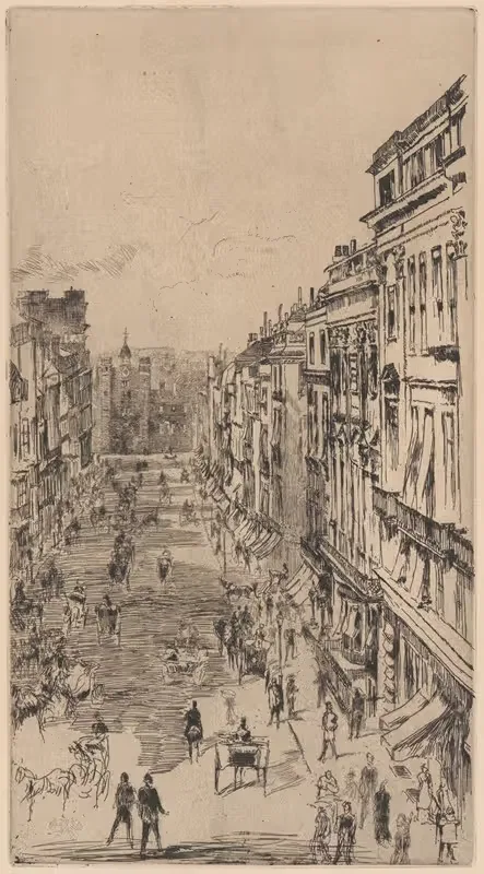 St. James Street, London — James Abbott McNeill Whistler