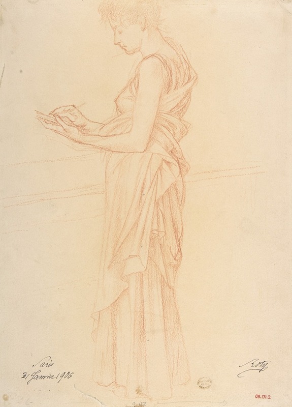 Study of a Woman — Louis-Oscar Roty