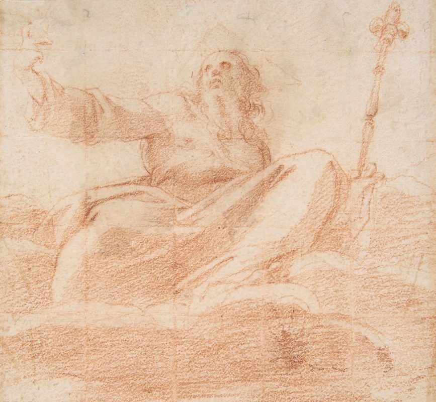 God the Father by Cristoforo Roncalli, 1553–1626 — digital art print download