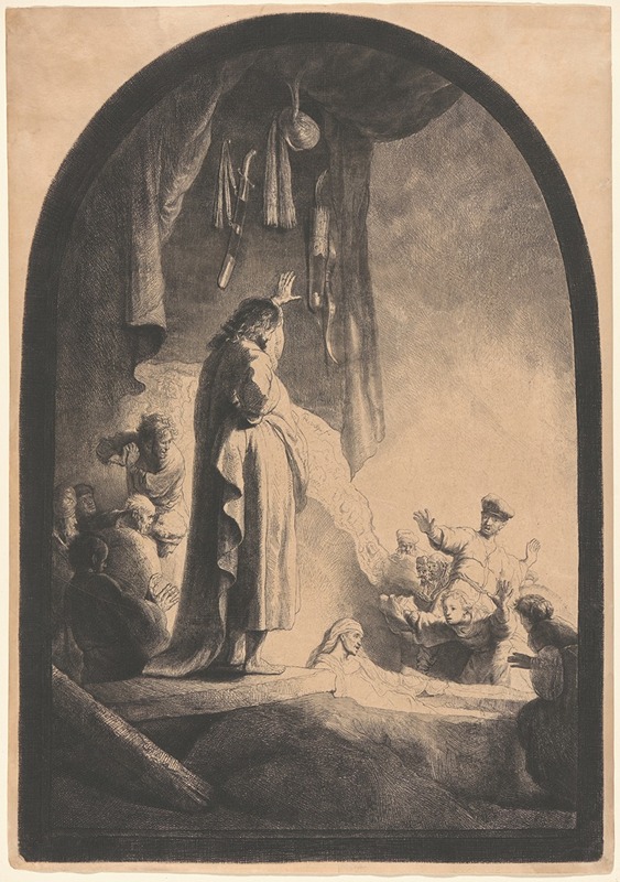 The Raising of Lazarus — Rembrandt van Rijn