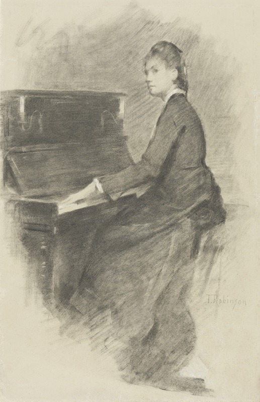 At the Piano by Теодор Робинсон — digital art print download