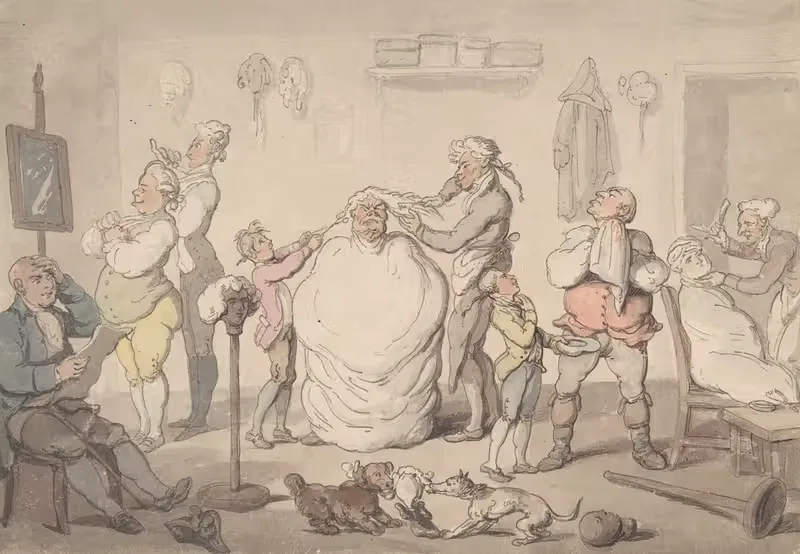 Парикмахерская by Томас Роуландсон, 1785–1805 — digital art print download