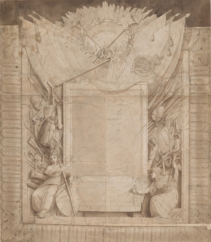 Design for a Memorial for Sir William Myers — Thomas Stothard