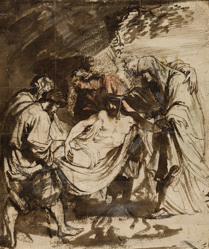 The Entombment by Антоний ван Дейк, 1617–1618 — digital art print download