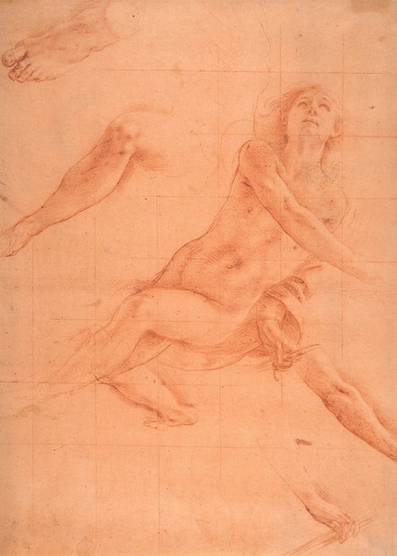 Studies for an Angel in Glory by Танцио да Варалло, 1575–1633 — digital art print download