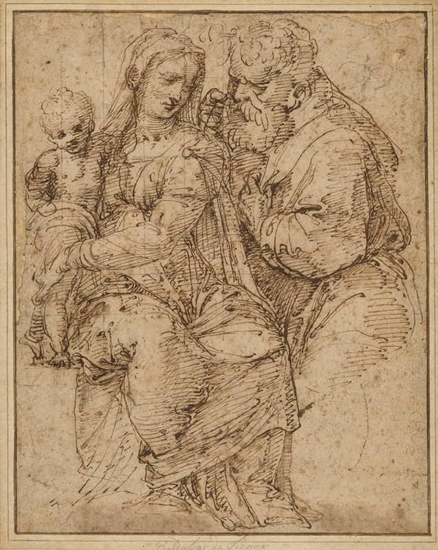 The Holy Family — Baldassare Peruzzi