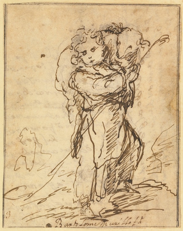 The Christ Child as the Good Shepherd — Bartolomé Estebán Murillo