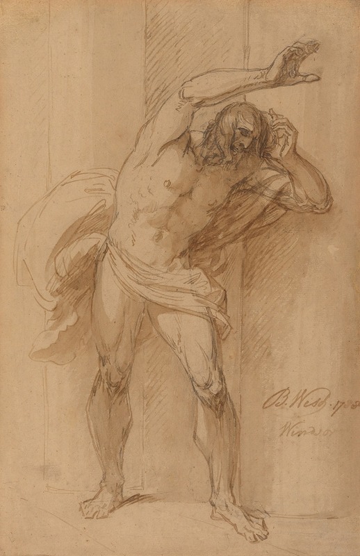 Study for the Crucifixion by Бенджамин Уэст, 1788 — digital art print download