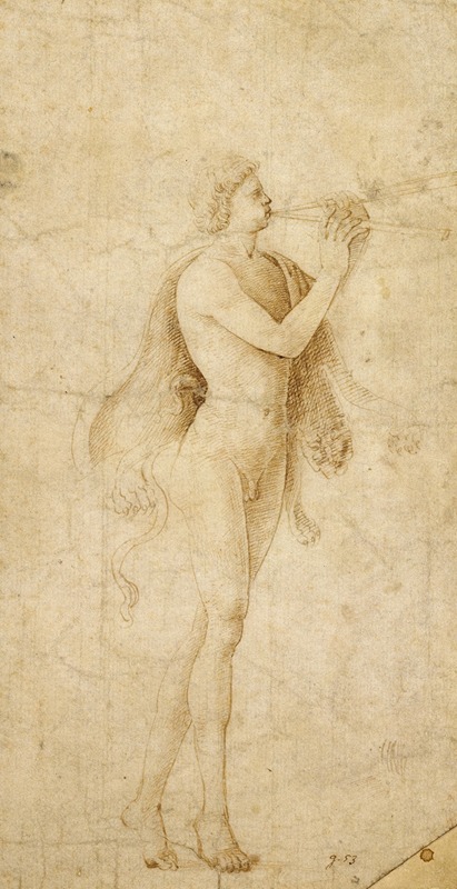 A Satyr Playing an Aulos by Бернардо Парентино, 1480–1490 — digital art print download