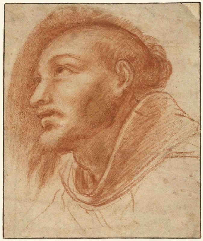 Study of a Franciscan Monk (Possibly Saint Francis) — Giovanni Battista Crespi
