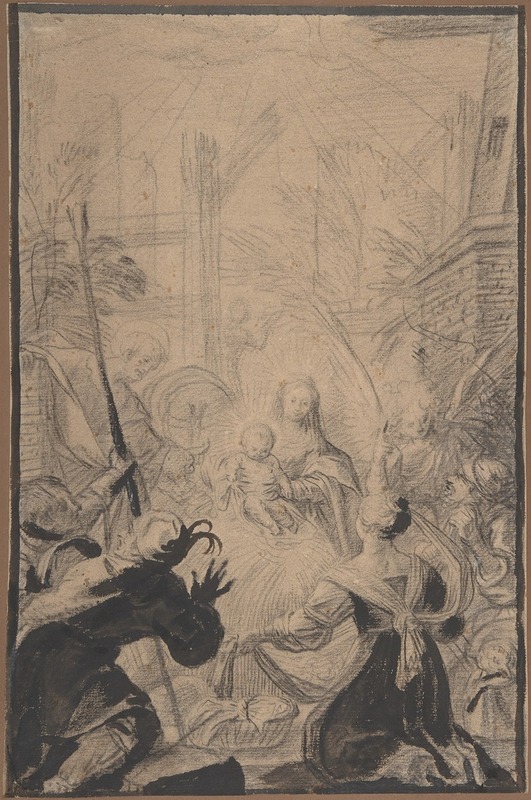 Adoration of the Shepherds — Claude Vignon