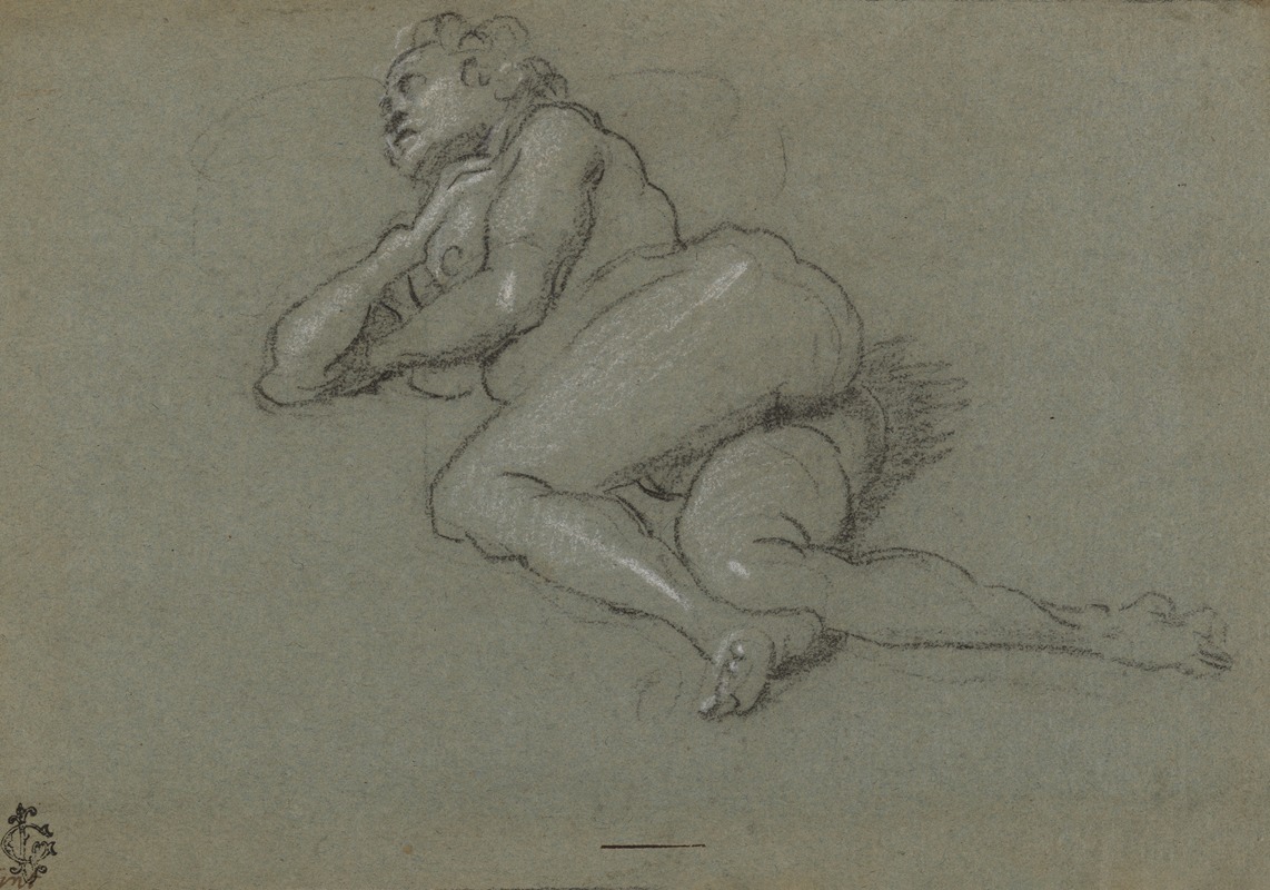 Reclining Female Nude — Доменико Тинторетто