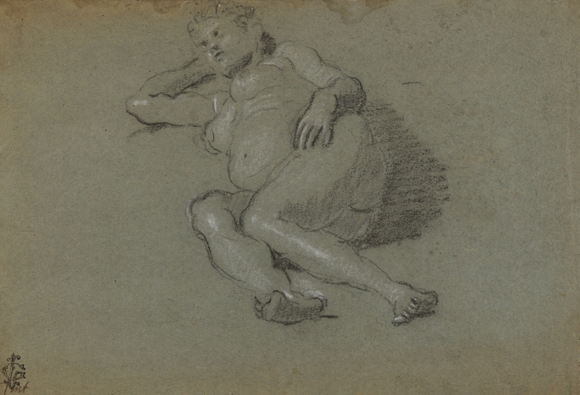 Reclining Female Nude — Доменико Тинторетто