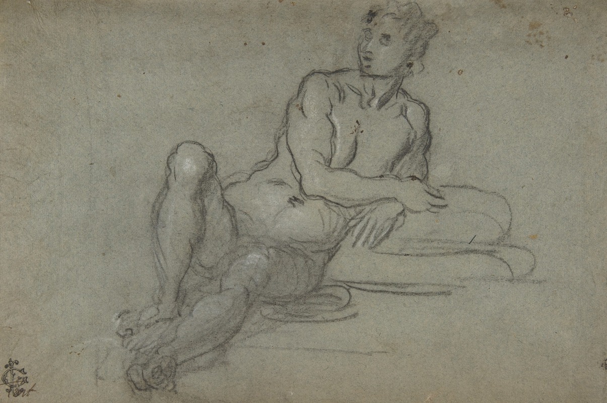 Reclining Female Nude Figure — Доменико Тинторетто
