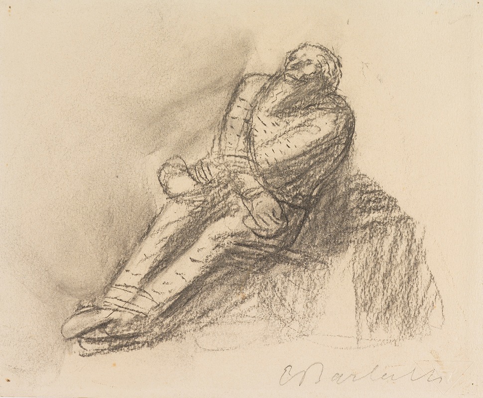 Gefesselter Hagen by Эрнст Барлах, 1909 — digital art print download