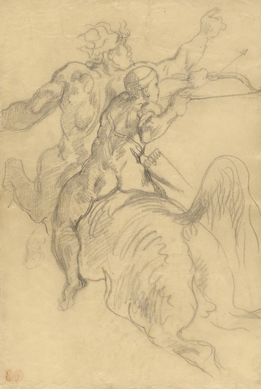 The Education of Achilles — Eugène Delacroix