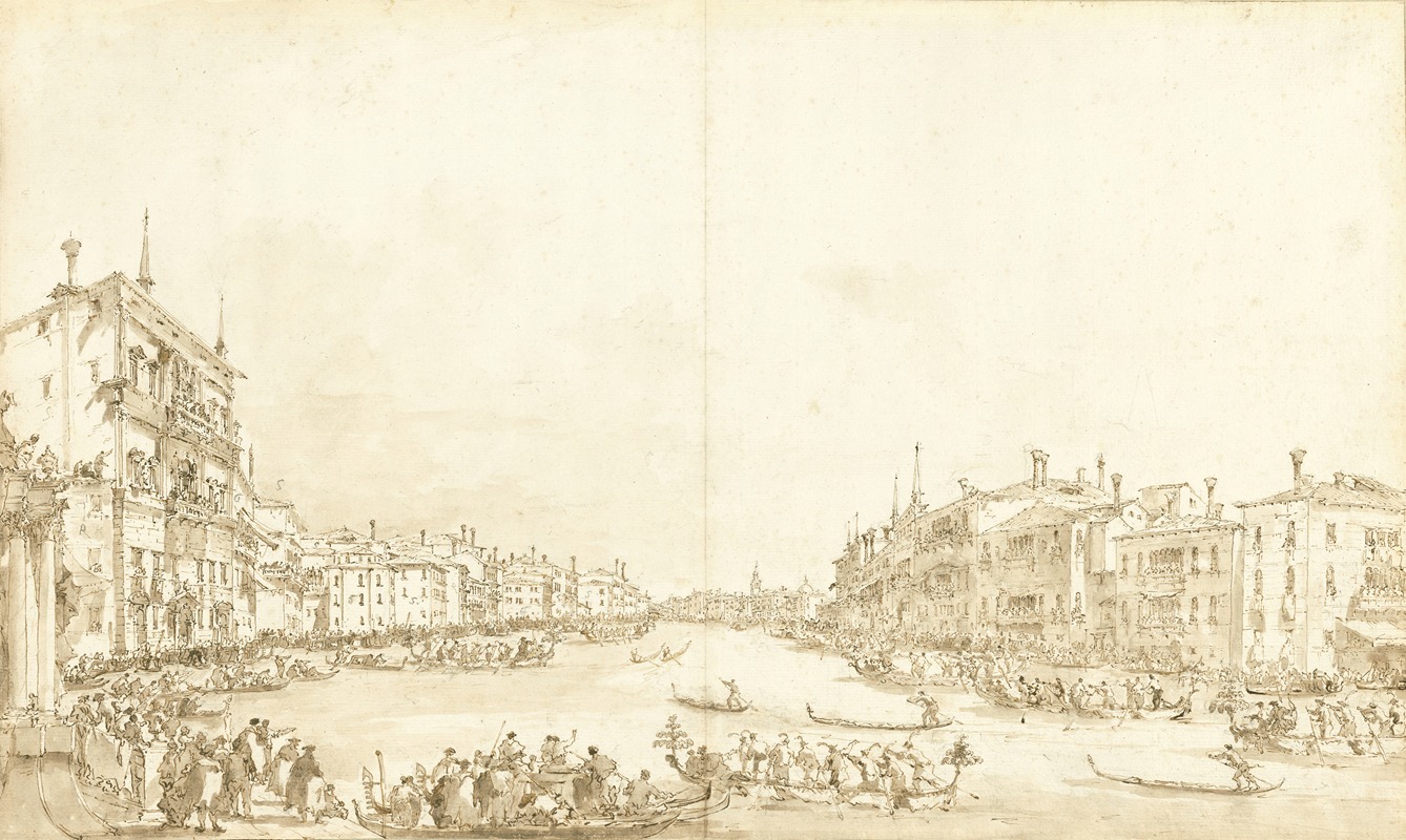 A Regatta on the Grand Canal — Francesco Guardi