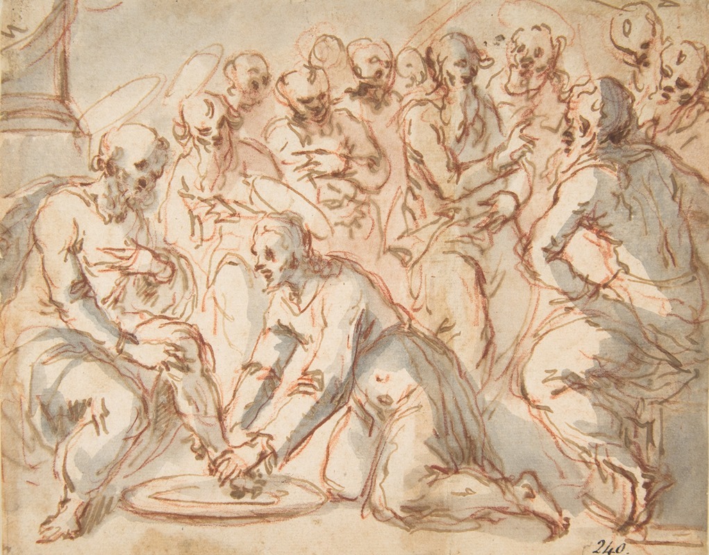 Christ Washing the Disciples' Feet — Francesco Vanni