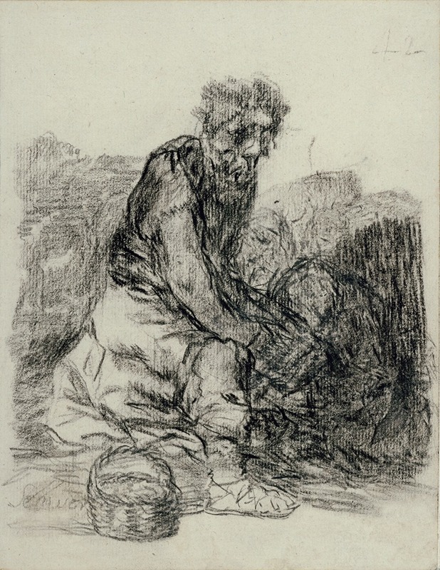 They are Dying by Франсиско де Гойя, 1825–1828 — digital art print download