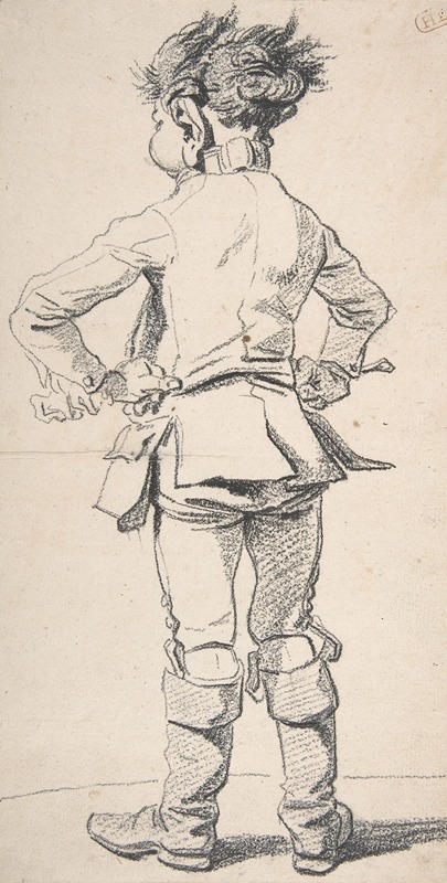 Back View of a Roman Servant Boy — François-André Vincent