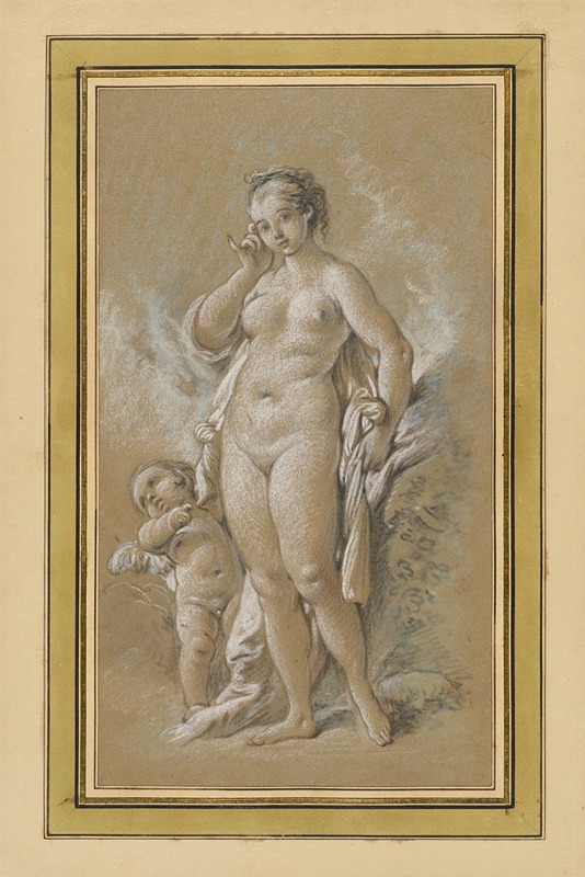 Venus and Cupid by Франсуа Буше, 1750–1752 — digital art print download