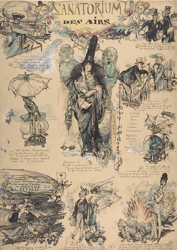Sanitorium des Airs by Georges Tiret-Bognet — digital art print download