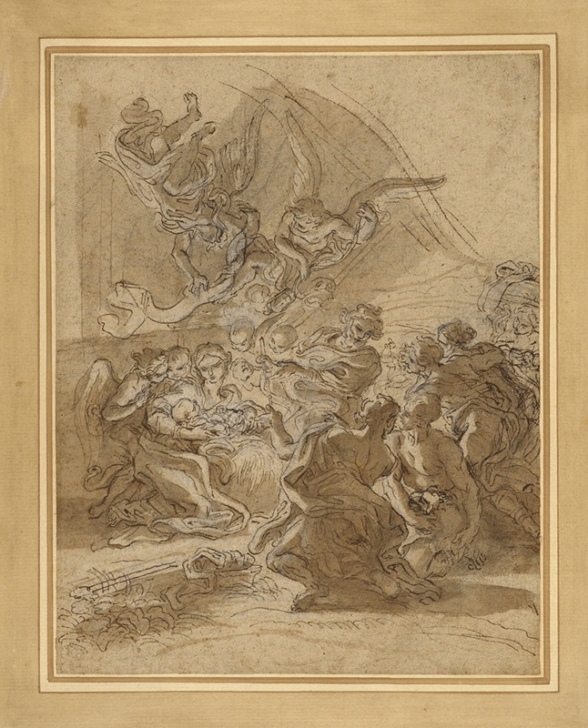Adoration of the Shepherds — Giovanni Battista Gaulli
