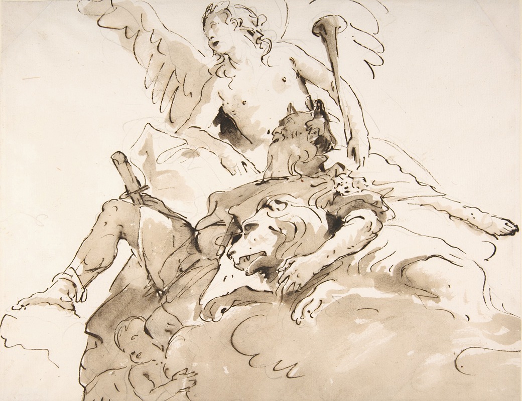 Apotheosis of a Warrior — Giovanni Battista Tiepolo